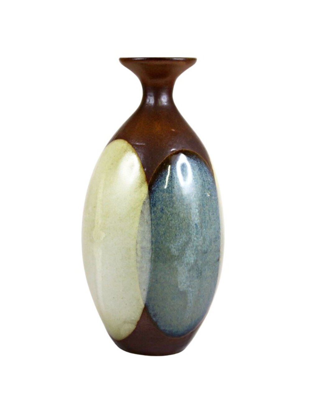 Pottery Craft 8" Handcrafted Stoneware Vase - Midcentury Modern Home Decor - USA - Picture 3 of 6